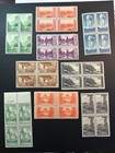 Scott   740-49 Mnh Blocks Of 4   Nice    2024 Scott Cat  Value   63 80