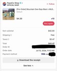 Mountain Dew Baja Blast X Mlb Baseball And 12 Pack Of Baja Blast Limited Edition