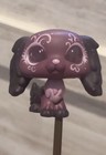 Littlest Pet Shop Handpainted Custom Lps Purple Whimsical Dog