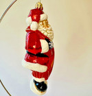 Christopher Radko    charity Claus    2011 Aids Awareness Christmas Ornament Rare