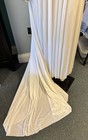 Vintage 1970s Wedding Dress   Veil Juliet Cap Lace Pearl Boho Bridal Gown