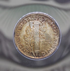 1920  p  Mercury Dime 10c Pcgs Ms64 Fb  full Bands   406 Cac Bu Unc     rattler    