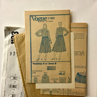 Vogue Patterns Paris Original Pierre Balmain Pussy Bow Dress Sewing Sz 12 Uncut 