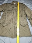 Vintage Original Wwii M1943 Field Jacket Army Green Hbt Ww2 Military Size 38r