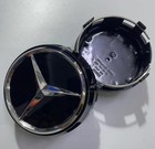 For Mercedes Benz Set Of 4pcs -  Outlined 75 Mm 2 95in Wheel Center Caps
