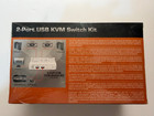 Trendnet Tk-207k 2-port Usb Kvm Switch Kit     New Sealed  Cables Included
