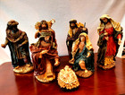 Huge Mark Roberts Christmas 2015 Nativity  Set Of 7  12-16 Inches Tall - Resin