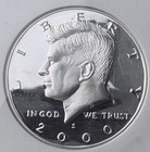 2000 S Silver Kennedy Half Dollar Graded Ngc Pf69 Ultra Cameo  Bright Reflection