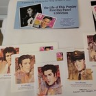 Elvis Presley 1993 First Day Cover Set   22kt Gold Replica Stamp Lot Usps