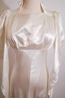 1930s Satin Wedding Dress