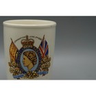 Vintage 1953 Queen Elizabeth Ii Coronation Beaker Mug British Pottery Federation