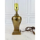 Vtg Underwriters Laboratories Brass Baluster Shape 10  Lamp  no Lampshade 