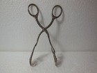 European  800 Silver Scissor Type Serving Tongs W In C Mark