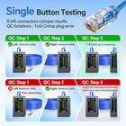 Rechargeable Network Cable Tester With Rj45 Crimp Tool  Rj11 Rj45 Cat5 Cat6 Cat7