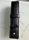Montblanc Meisterst  ck 14309 Black Leather One Pen Pouch     Made In Italy     New