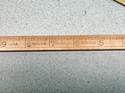 Vintage C-s Chapin No  42 Boxwood Brass Ship Carpenter s Rule Double Bevels Nice