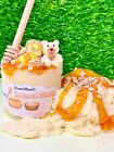 Oatmeal Honey Snow Fizz Slime  diy Clay  stretchy  Scented slime Shops asmr