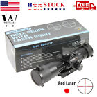 Wlt 2 5-10x40ir Rifle Scope Mil-dot Illuminated With Red Dot Laser Sight