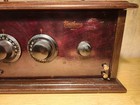 Antique Northome Model 2 Vacuum Tube Radio Receiver 1920s Vintage Wood Cabinet