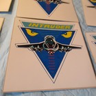 Vintage Lot Of 12 Us Navy Grumman A-6 Intruder Logo Decal - 3  X 3  Square Decal