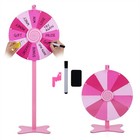 24-inch Spinning Prize Wheel With Height Adjustable  Tabletop   Floor Standing