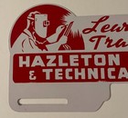 Hazleton Welding   Technical Institute Booster License Plate Topper Welder Steel
