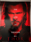 Thor Original Movie Theater Poster 27x40  Double Sided Marvel 2011