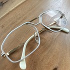 Cazal 729 Vintage Eyeglasses Gold White 59-14 West Germany Original Case Eyeglasses