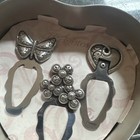 Brighton Butterfly Bookmark Trio Silver Plated New In Box