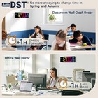 Large Led Digital Clock  11 Color Changing  Remote Control  Multicolor