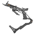 Hunting Self Cocking Pistol Crossbow 225  Fps Grip Bow All Black 80lbs
