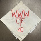 Oa 1940 National Order Of The Arrow Meeting Neckerchief Cte Camp Twin Echo
