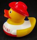 Texas Cowboy Duck - Wubby Ducky - Rubber Duck - Approx 2 75  Tall - Red Hat