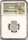 Julius Caesar Elephant Ar Silver Denarius 49-48 Bc Certified Ngc Xf