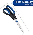 Scissors Set Of 6-pack 8 Scissors All Purpose Comfort-grip Handles Sharp Sciss