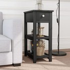 End Table Sofa Side End Storage Shelf Living Room Bedroom Furniture With Drawer