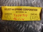 Select-a-spring Compression Spring Sas 45  041 Wire L  2 687   lot Of 37 