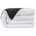 Sherpa Fleece Blanket Soft Warm Throw Reversible Bedding Blankets All Size