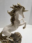 Vintage 1993 Crosa Resin Unicorn Ruby Collection Statue  Figurine 12  Tall-   