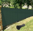 Customize Green 5ft Fence Privacy Screen Premium Anti Uv Mesh Cover 180gsm