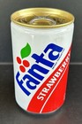Vintage Strawberry Fanta Can Pull Tab Collectible Indonesian Soda Can