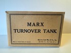 Louis Marx Toys - U s  Army Turnover Tank  3 - Tin Litho Wind Up Tank With Box