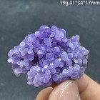 Natural Purple Grape Agate Mineral Specimen Crystal Reiki Healing Quartz Stone