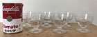 Set Lot 6 Vtg Antique Handblown Delicate Glass Etched Sherbert Dessert Dishes