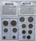 14 Piece Costa Rica Coin Lot 5 10 25   50 Centimos Colon 2 5 10   20 Colones
