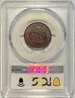 1835 Classic Half Cent 1 2c       still Has Hints Of Red Copper Behind The Stars      