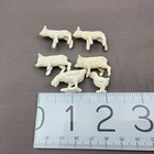 Vintage Marx Cow  Horse Farm Animal Mini Figures Wild West Western Ranch