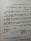  1878 Train Report Indianapolis Cincinnati   Lafayette Railroad Ohio Indiana Rr
