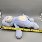 Aurora Baby Blue White Bear Plush Floppy 15  Stuffed Animal Sewn Eyes Soft Toy