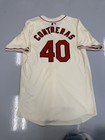 Willson Contreras Game Issued worn St  Louis Cardinals Cream Alt Jersey 48 2024